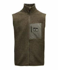 Lundhags Men's Flok Wool Pile Vest Forest Green