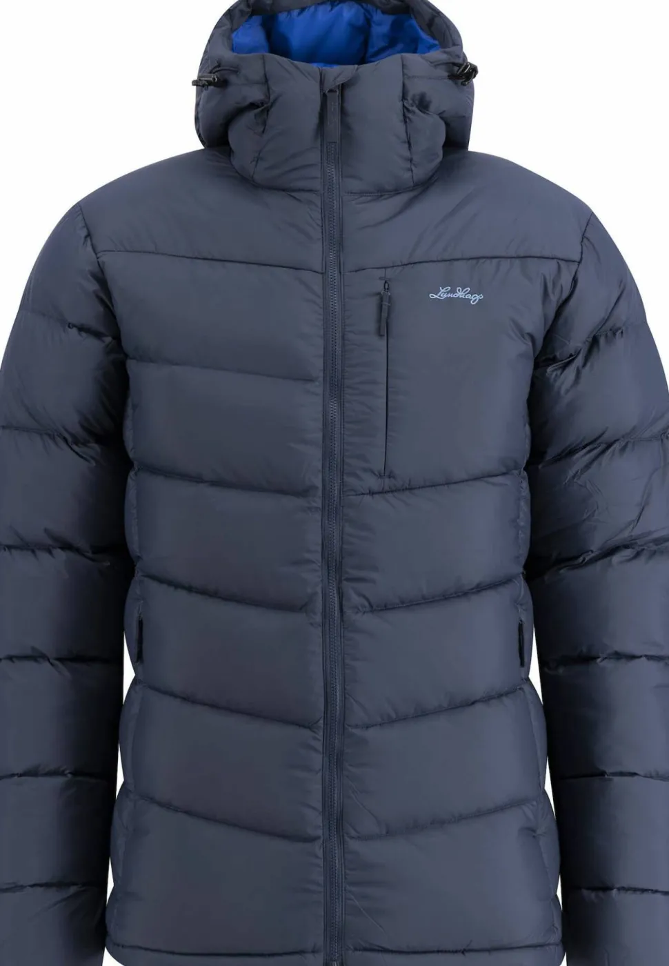 Lundhags Men's Fulu Down Hooded Jacket Deep Blue