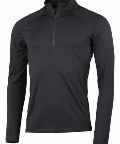 Lundhags Men's Gimmer Merino Light 1/2 Zip Black
