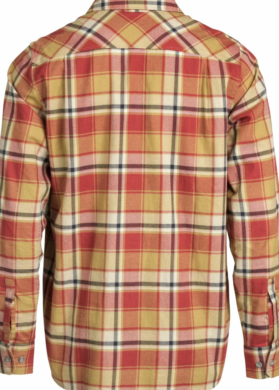 Lundhags Men's Järpen Plaid Flannel Shirt Rosewood