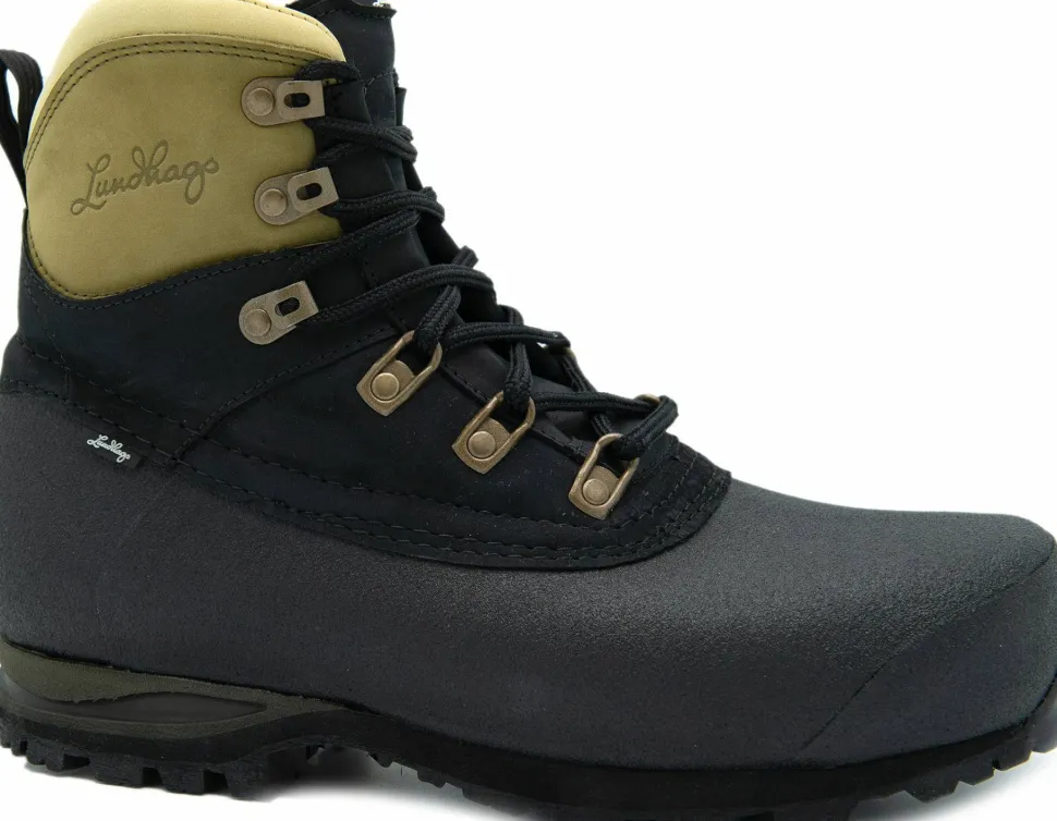 Lundhags Men's Padje Light Trekking Boot Mid Black/olive