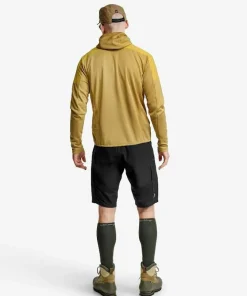Lundhags Men's Padje Windbreaker Hoodie Straw/bamboo