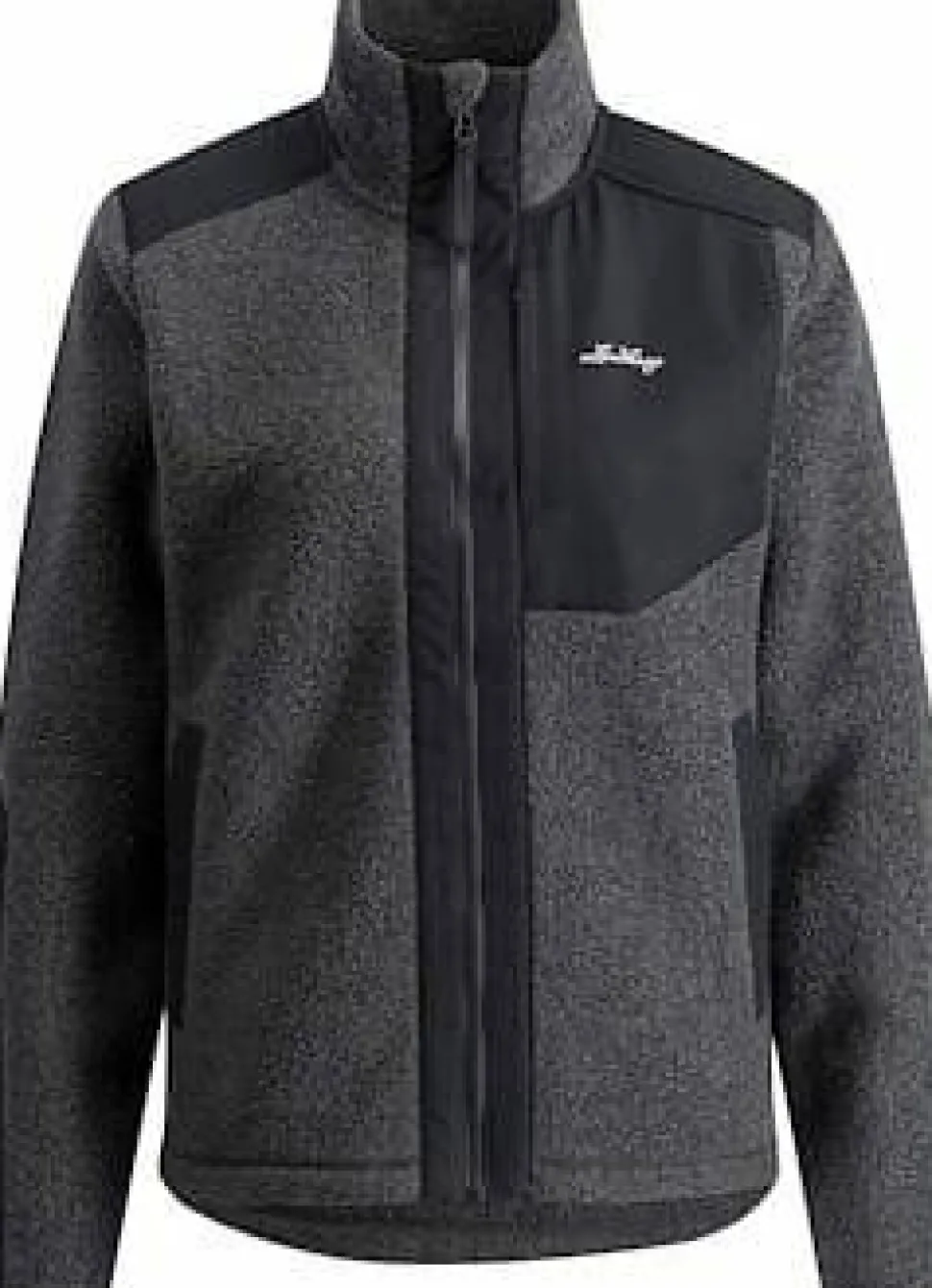 Lundhags Men's Saruk Wool Pile Mid Full Zip Charcoal