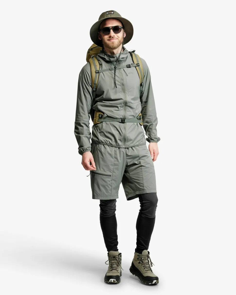 Lundhags Men's Tived Light Windbreaker Shorts Aloe Green