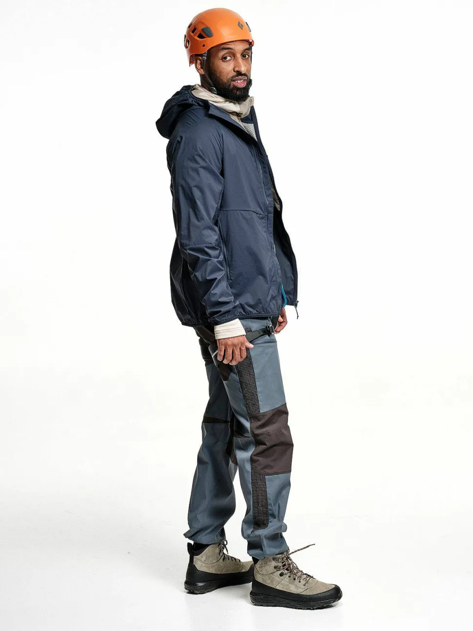 Lundhags Men's Tived Light Windbreaker Jacket Deep Blue
