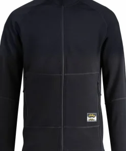 Lundhags Men's Tived Merino Full Zip Black