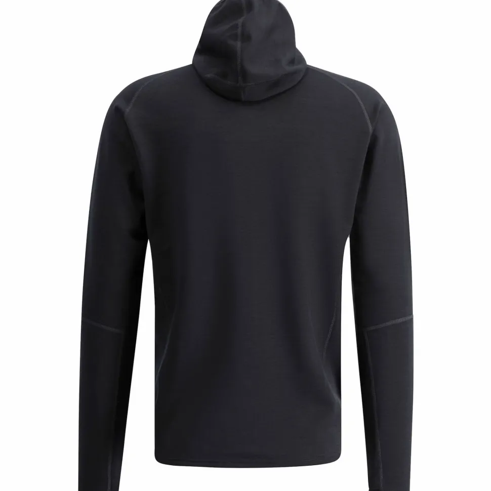 Lundhags Men's Tived Merino Hoodie Black