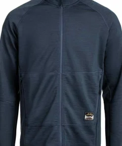Lundhags Men's Tived Merino Full Zip Deep Blue