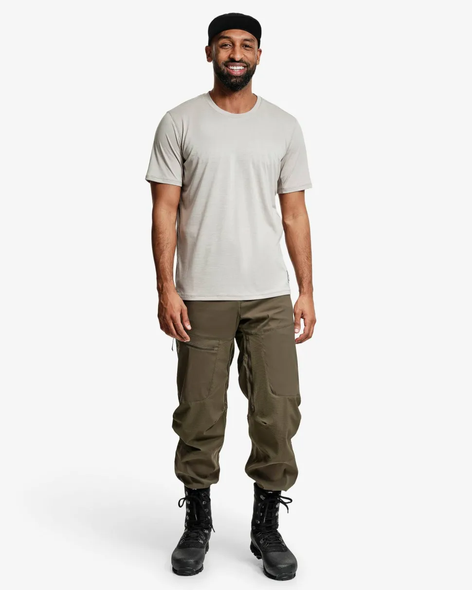 Lundhags Men's Tived T-Shirt Moss Grey