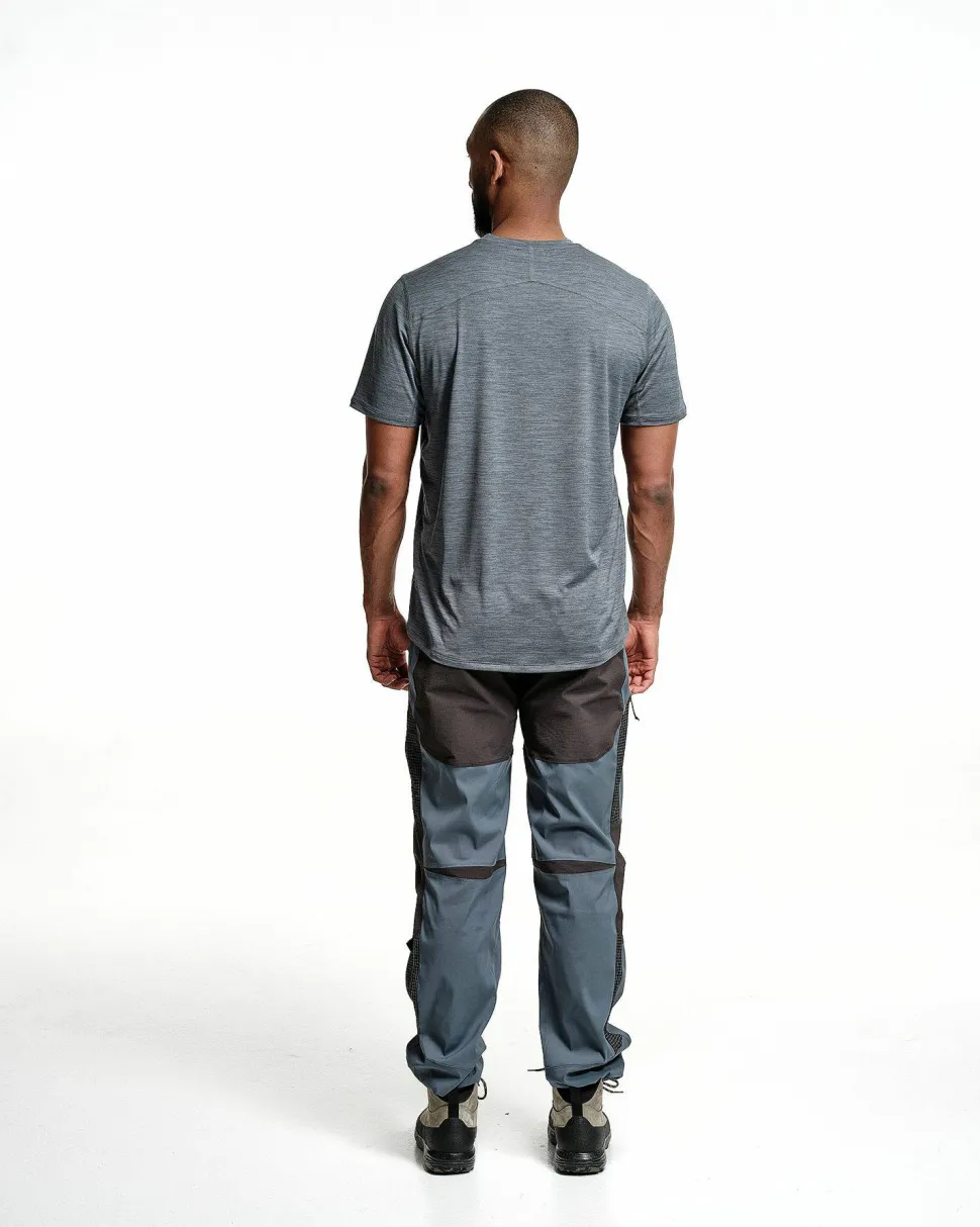 Lundhags Men's Tived T-Shirt Dark Sky Blue