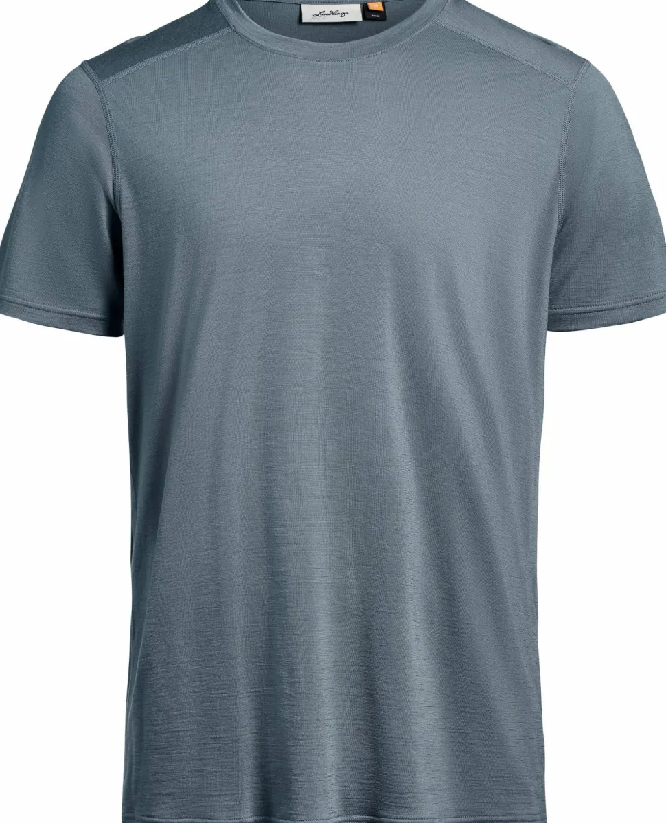 Lundhags Men's Tived T-Shirt Dark Sky Blue