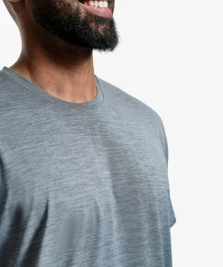 Lundhags Men's Tived T-Shirt Dark Sky Blue