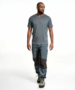 Lundhags Men's Tived T-Shirt Dark Sky Blue