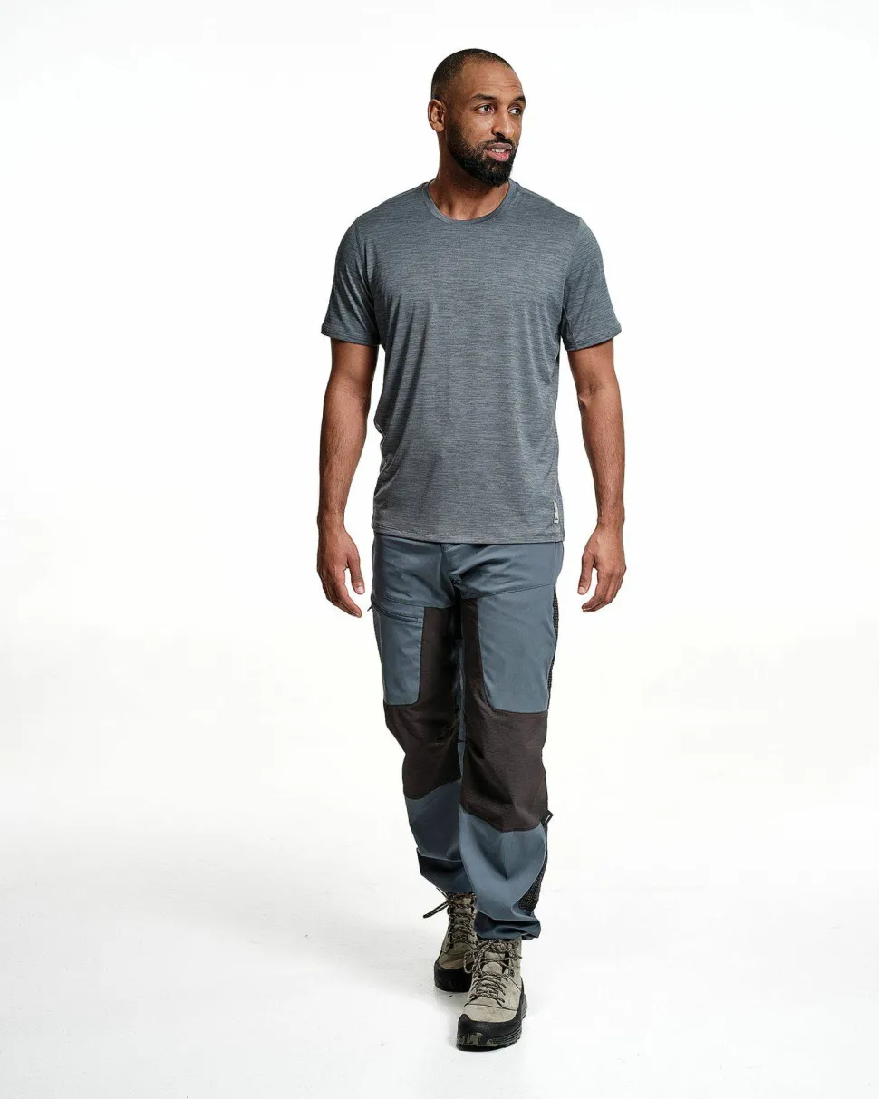 Lundhags Men's Tived T-Shirt Dark Sky Blue
