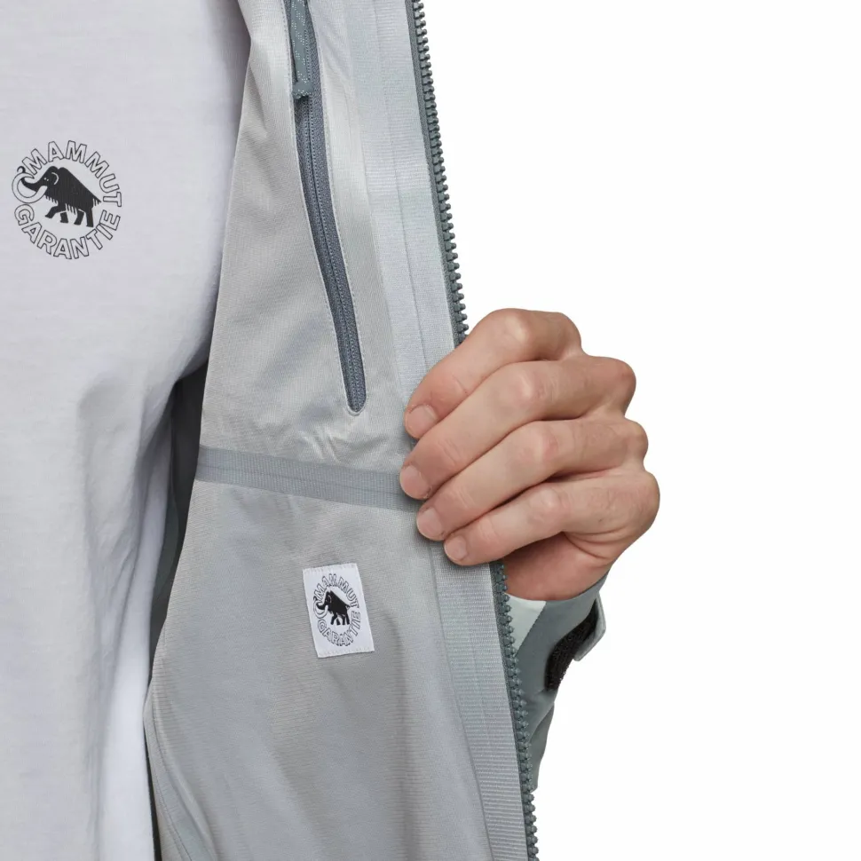 Mammut Men's Crater Iv Hs Hooded Jacket Silver Sage/Strata
