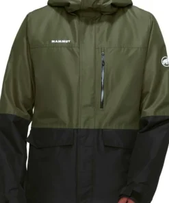 Mammut Men's Fall Line Hs Thermo Hooded Jacket Dark Marsh-Black