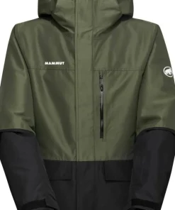 Mammut Men's Fall Line Hs Thermo Hooded Jacket Dark Marsh-Black