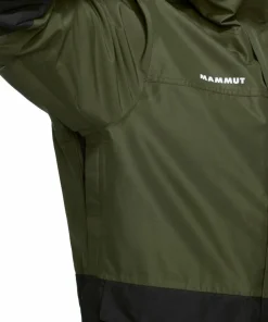 Mammut Men's Fall Line Hs Thermo Hooded Jacket Dark Marsh-Black