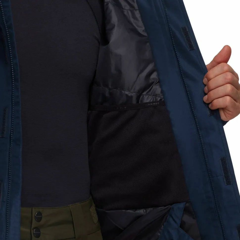 Mammut Men's Fall Line Hs Thermo Hooded Jacket Marine
