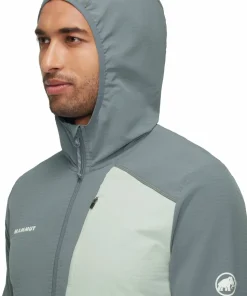 Mammut Men's Madris Light Ml Hooded Jacket Strata-silver Sage