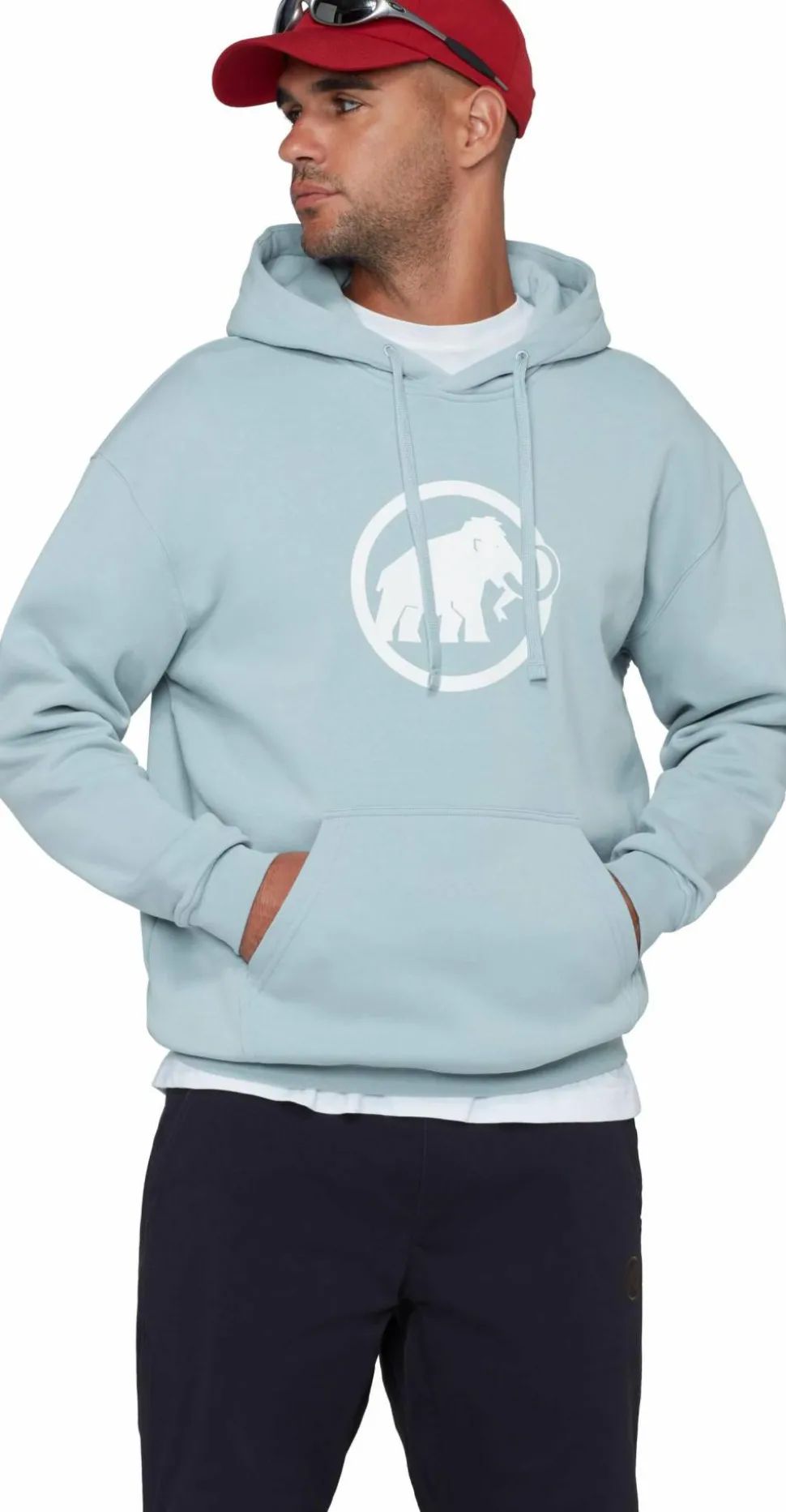 Mammut Men's Mammut Base Ml Hoody Classic Nebla