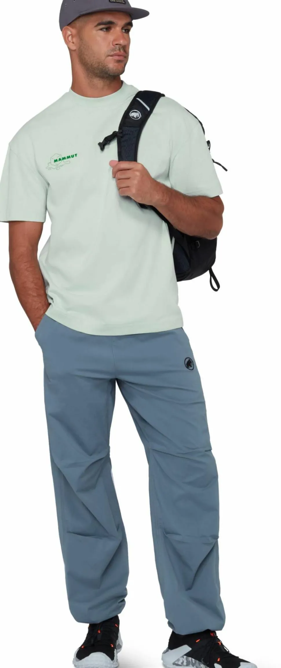 Mammut Men's Mammut Base Relaxed T-Shirt Glacier Silver Sage