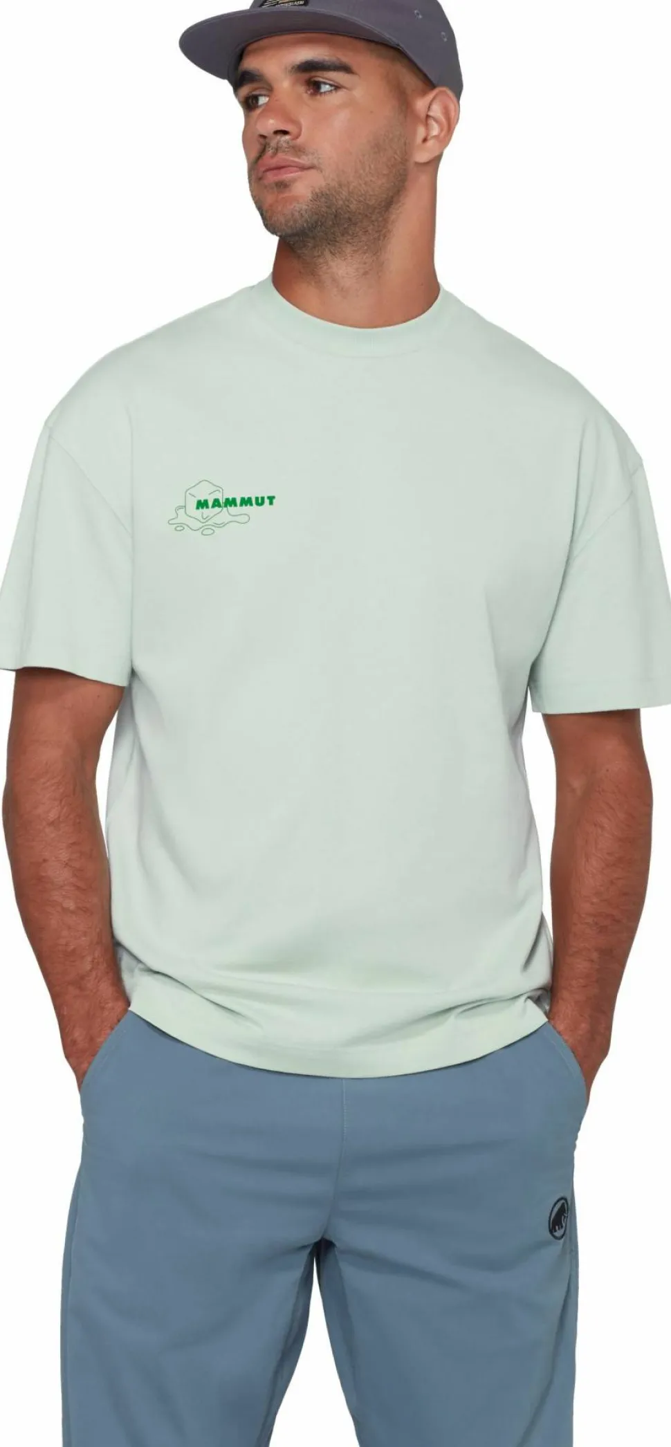 Mammut Men's Mammut Base Relaxed T-Shirt Glacier Silver Sage