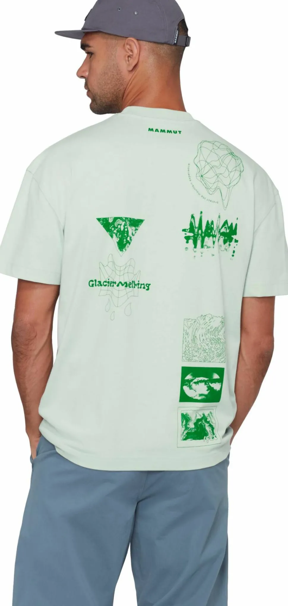 Mammut Men's Mammut Base Relaxed T-Shirt Glacier Silver Sage