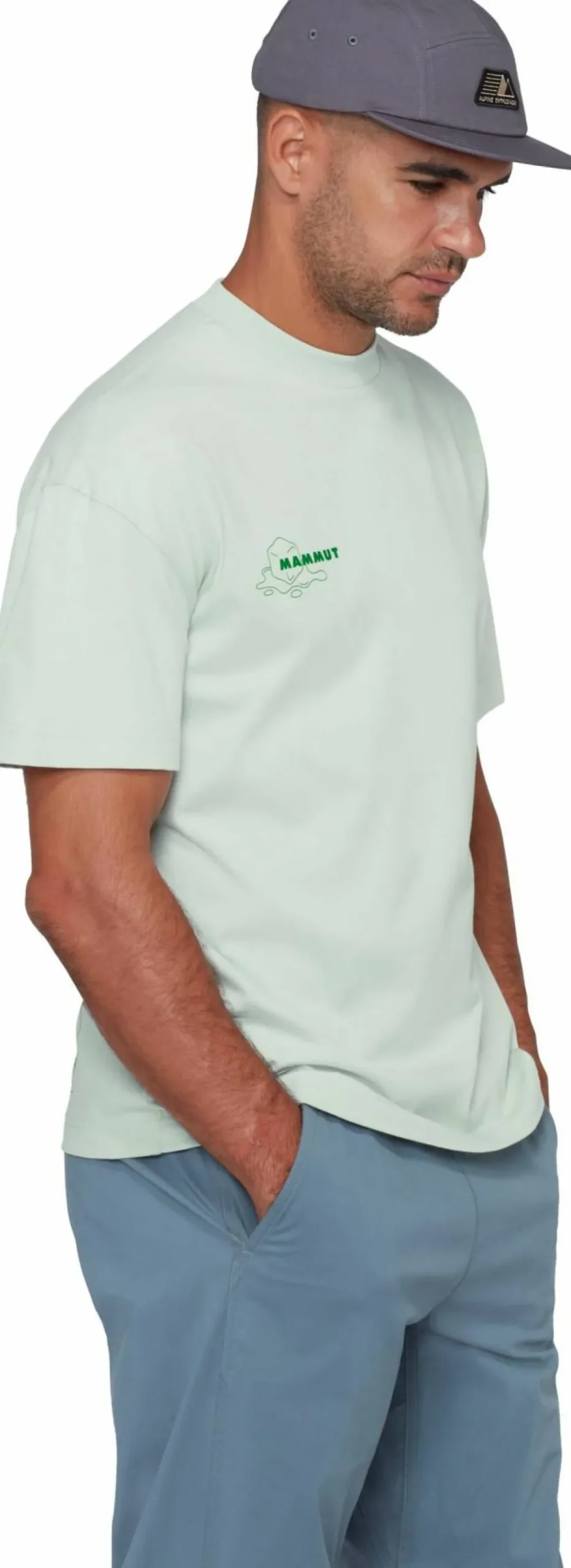 Mammut Men's Mammut Base Relaxed T-Shirt Glacier Silver Sage