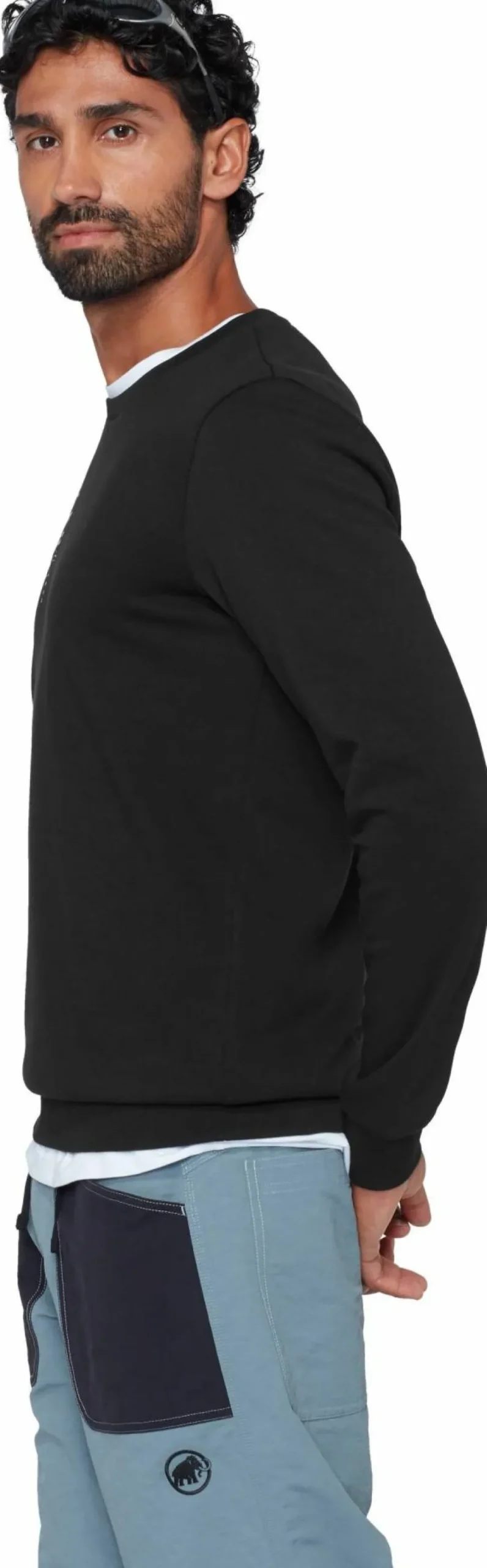 Mammut Men's Mammut Core ML Crew Neck Vert Black