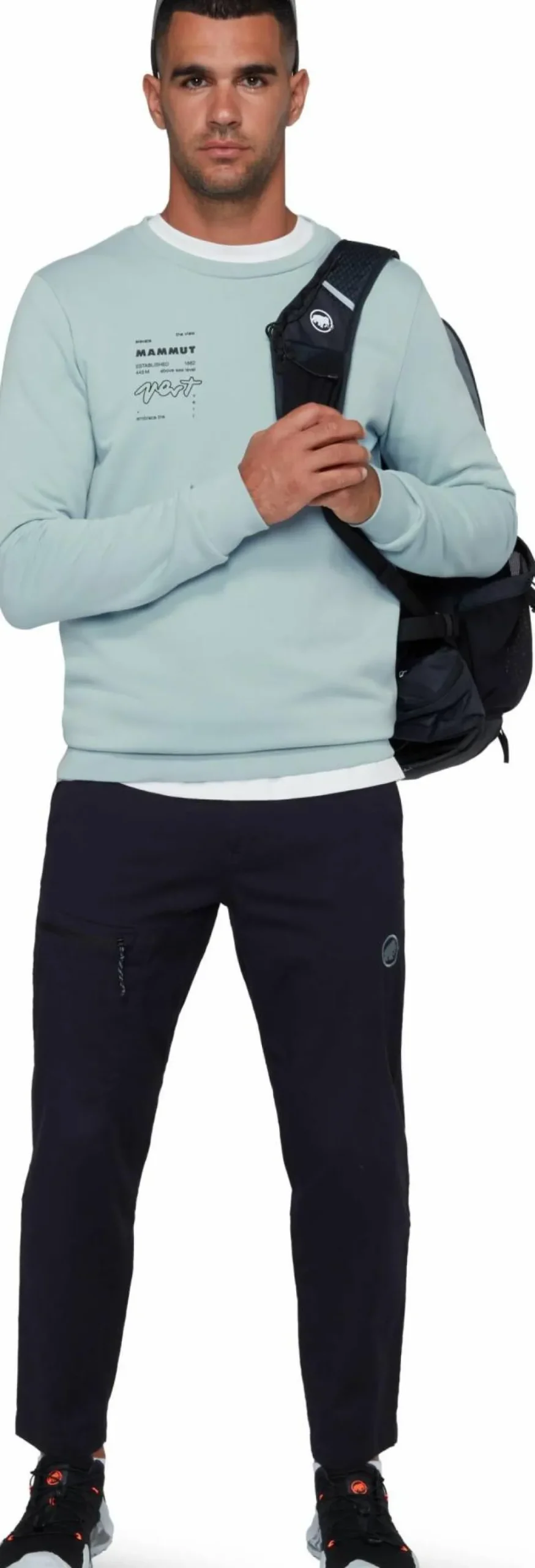 Mammut Men's Mammut Core ML Crew Neck Vert Nebla