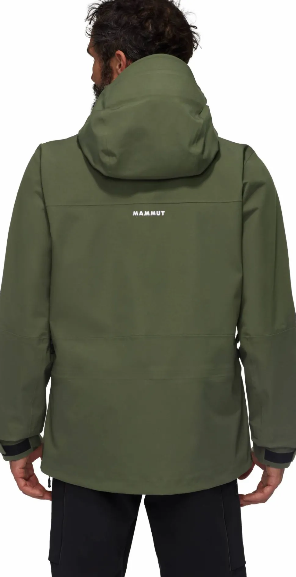 Mammut Men's Stoney Hardshell Hooded Jacket Dark Marsh-black