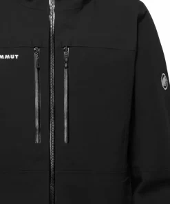 Mammut Men's Stoney Hardshell Hooded Jacket Black