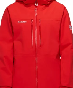 Mammut Men's Stoney Hardshell Hooded Jacket Mammut Red