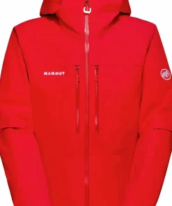 Mammut Men's Stoney Hardshell Hooded Jacket Mammut Red