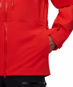 Mammut Men's Stoney Hardshell Hooded Jacket Mammut Red
