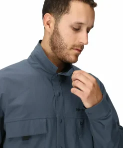 Marmot Men's Airexchange Upf 40 Overshirt Thunderhead