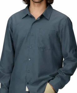 Marmot Men's Airexchange Upf 40 Ls Shirt Thunderhead