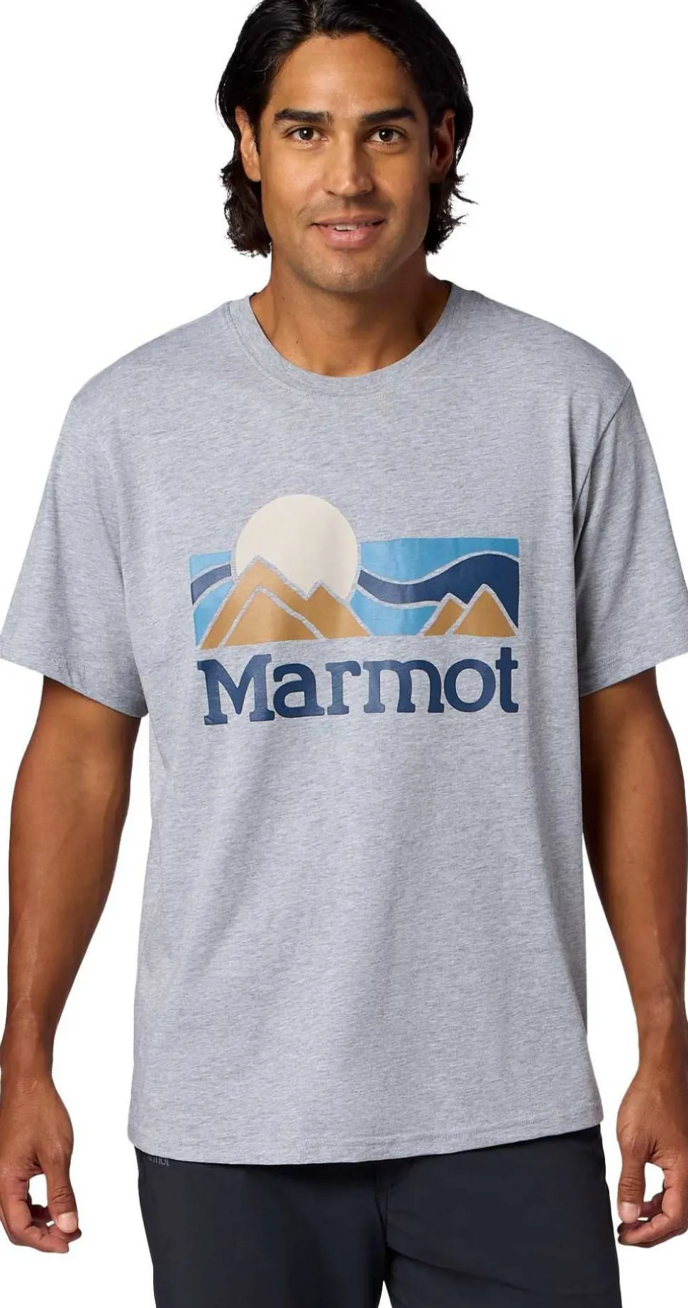 Marmot Men's Coastal Tee ShortSleeve Grey Heather