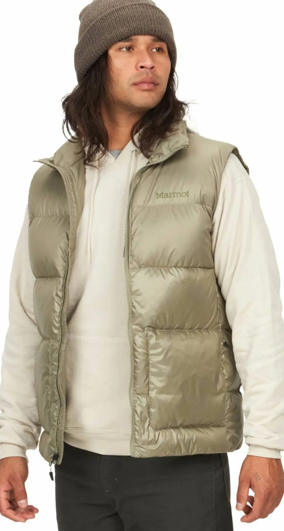 Marmot Men's Guides Down Vest Vetiver