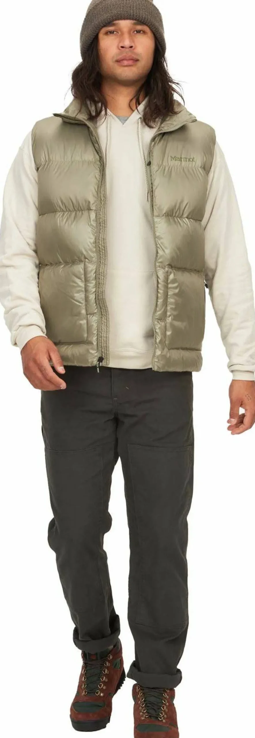 Marmot Men's Guides Down Vest Vetiver