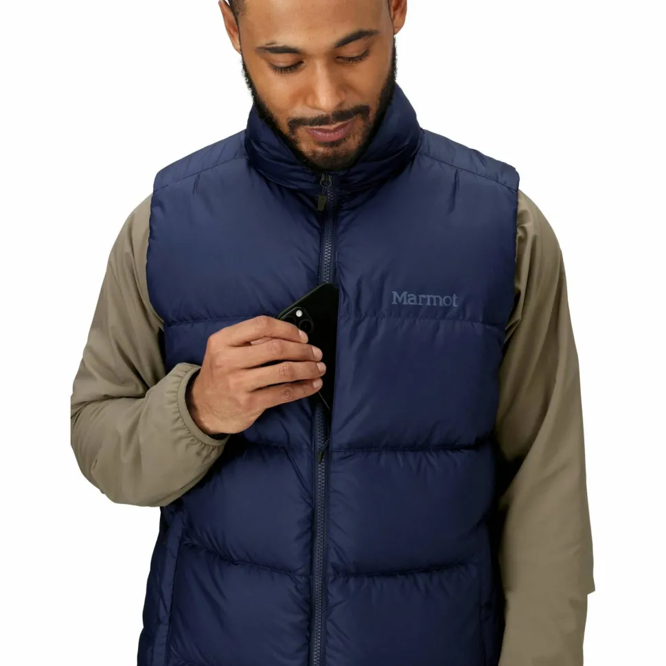 Marmot Men's Guides Down Vest Arctic Navy