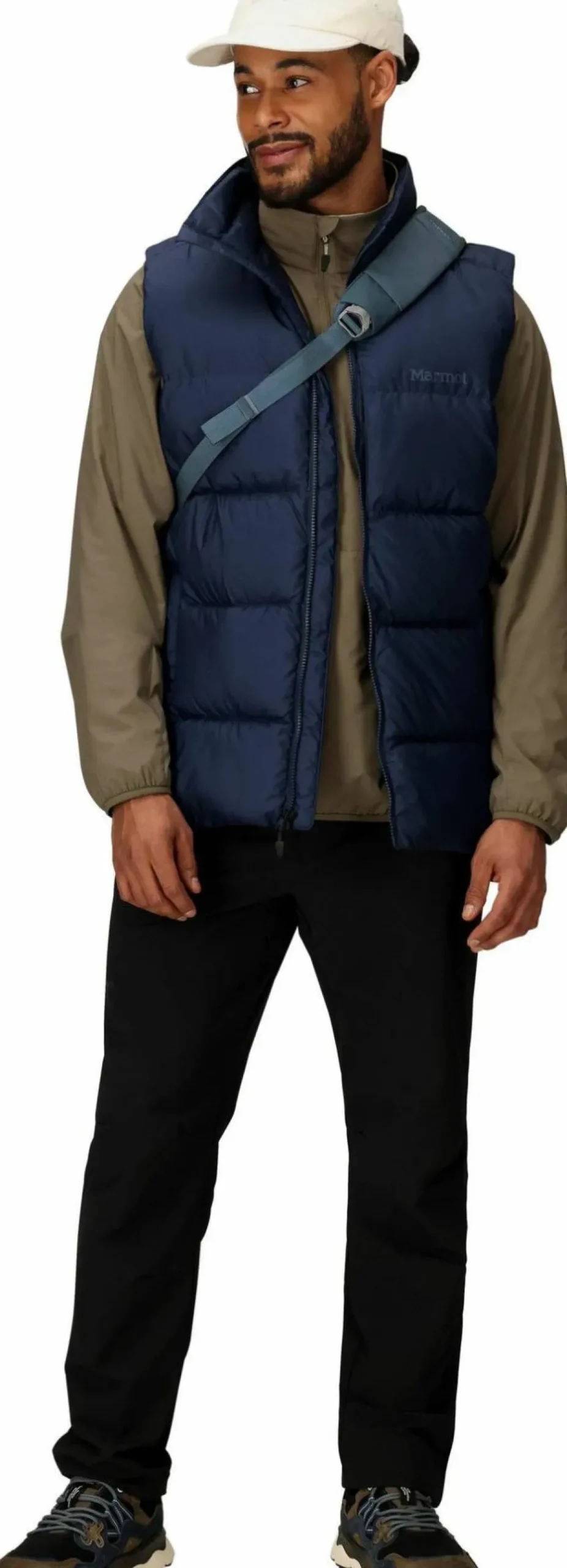 Marmot Men's Guides Down Vest Arctic Navy
