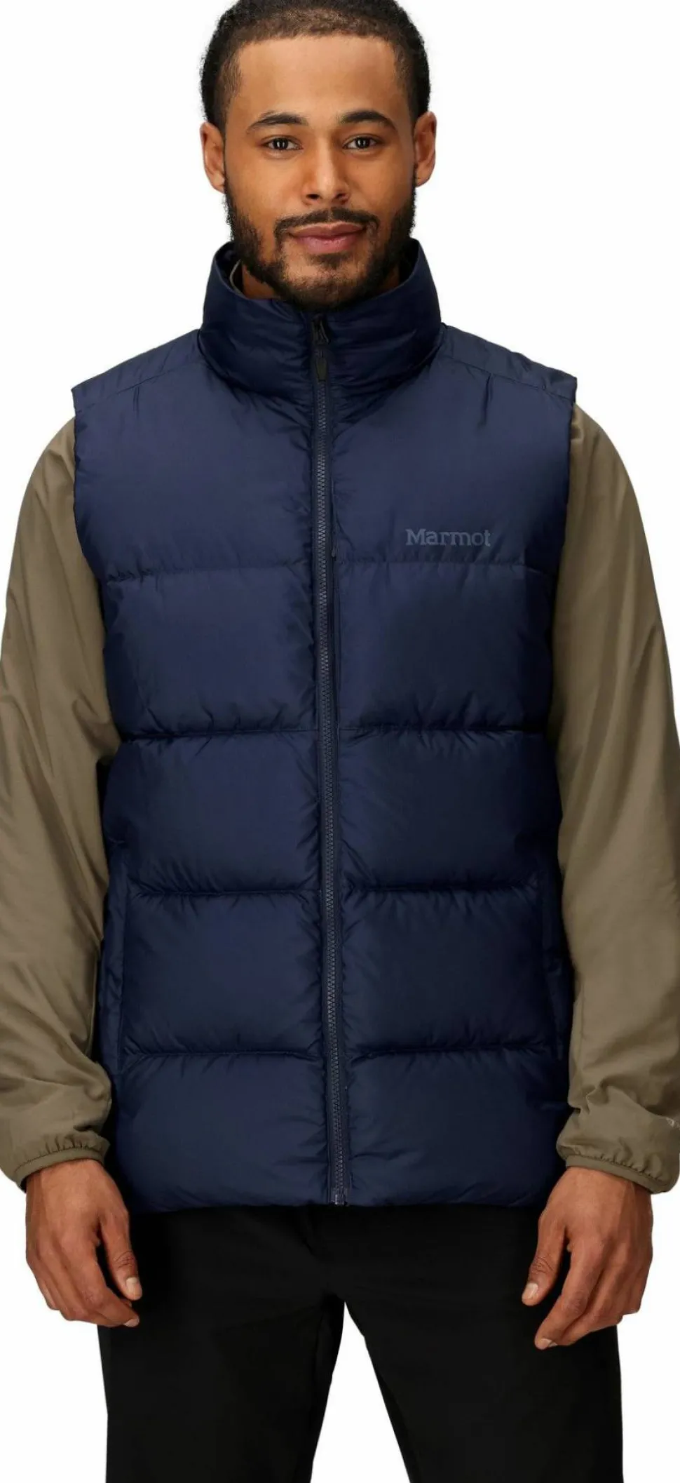 Marmot Men's Guides Down Vest Arctic Navy