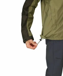 Marmot Men's Precip Eco Jacket Rosin Green/olive Grove