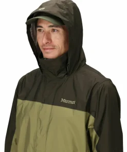 Marmot Men's Precip Eco Jacket Rosin Green/olive Grove