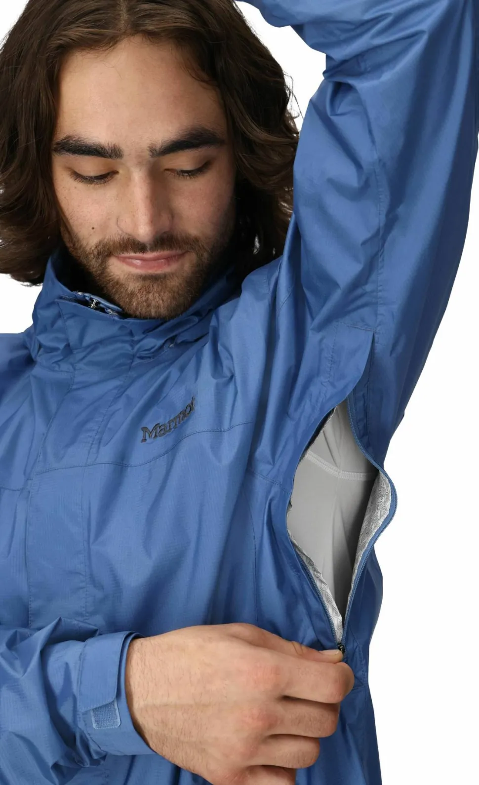 Marmot Men's Precip Eco Jacket Rain Cloud