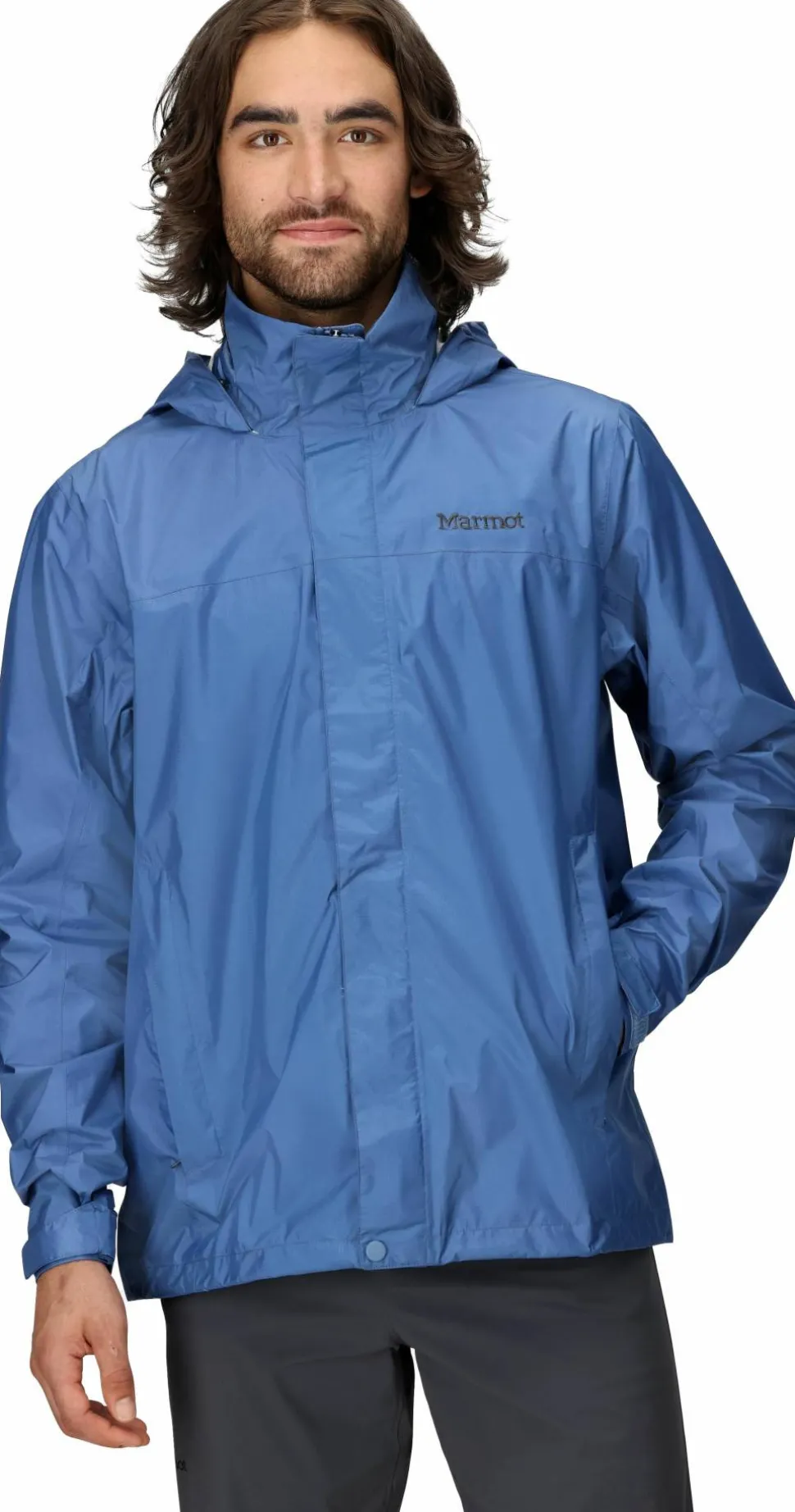 Marmot Men's Precip Eco Jacket Rain Cloud