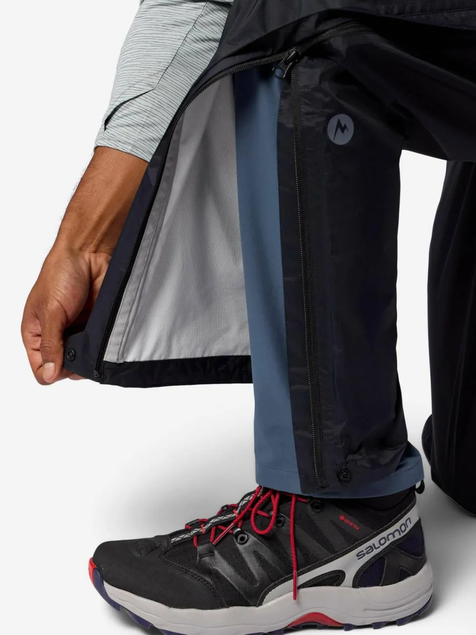 Marmot Men's Precip Evo Full Zip Pant Black