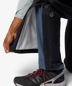 Marmot Men's Precip Evo Full Zip Pant Long Black